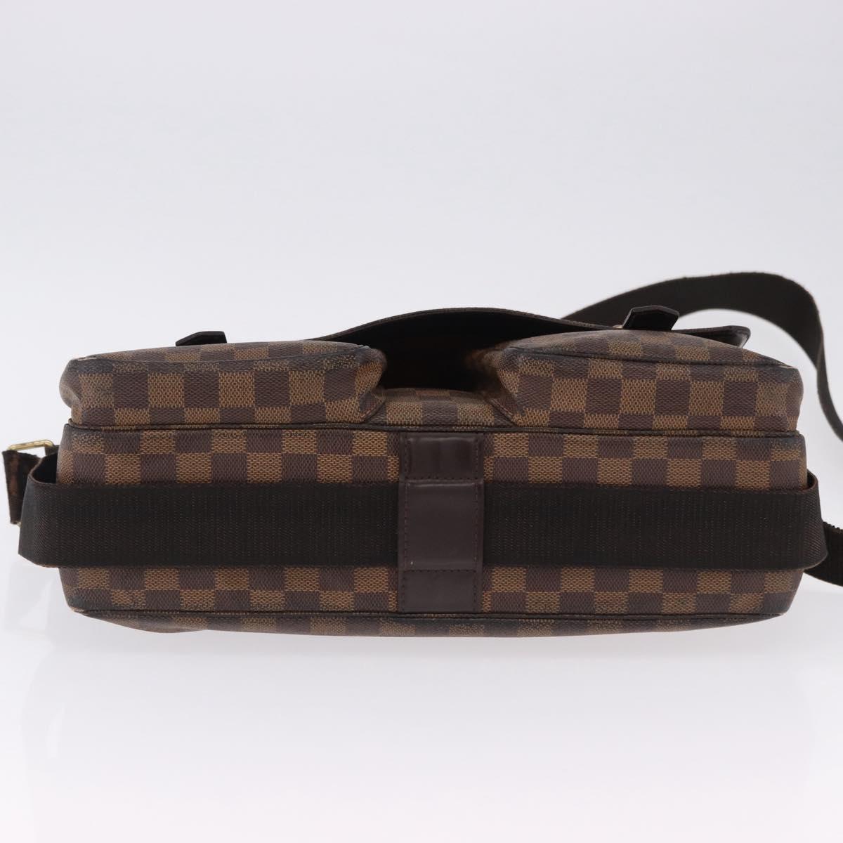 LOUIS VUITTON Damier Ebene Broadway Shoulder Bag N42270 LV Auth BA14084
