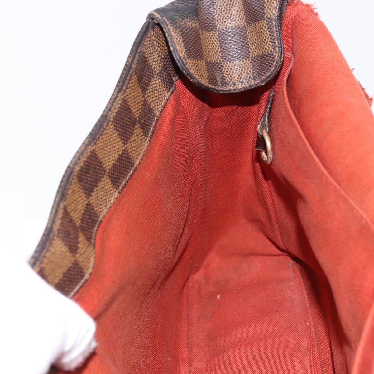 LOUIS VUITTON Damier Ebene Broadway Shoulder Bag N42270 LV Auth BA14084