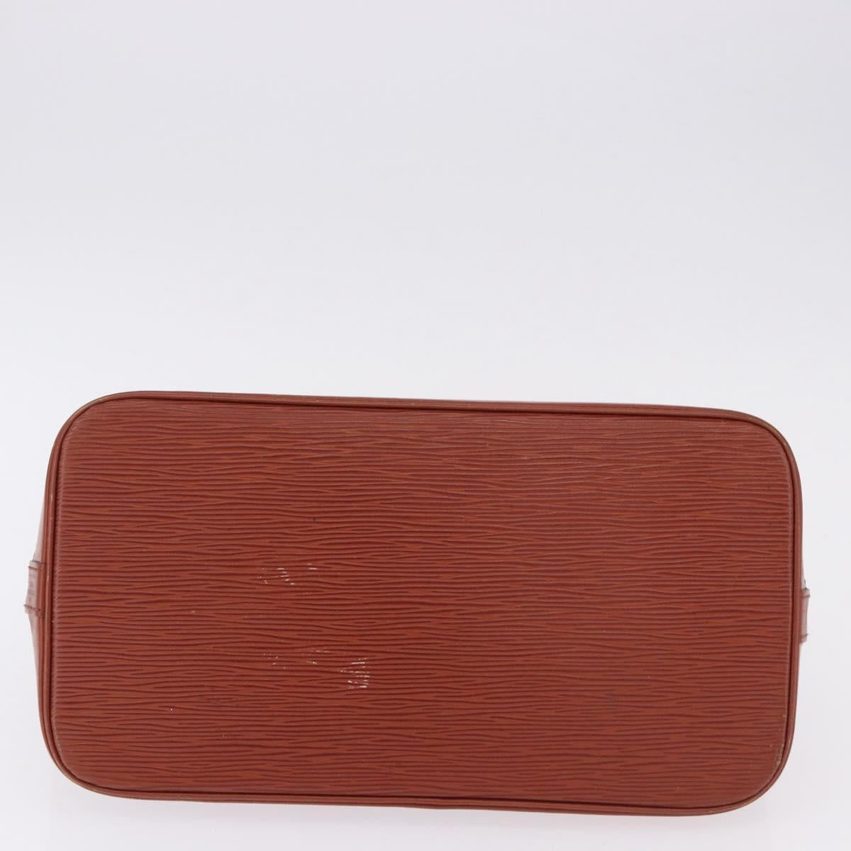 LOUIS VUITTON Epi Alma Hand Bag Kenya Brown M52143 LV Auth BA14085