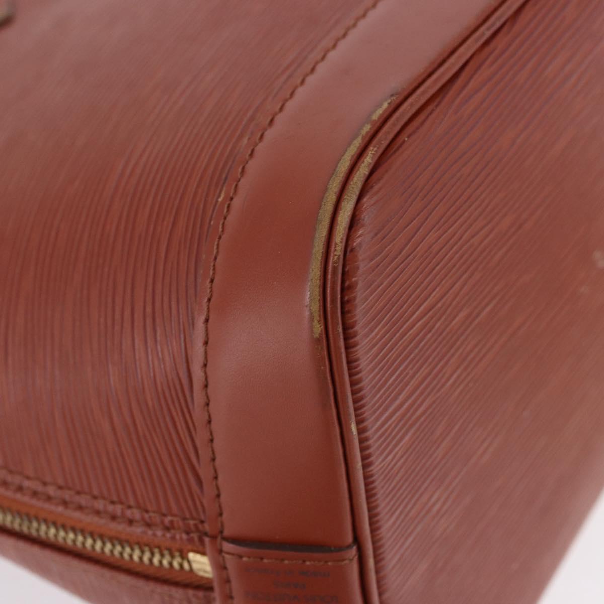 LOUIS VUITTON Epi Alma Hand Bag Kenya Brown M52143 LV Auth BA14085
