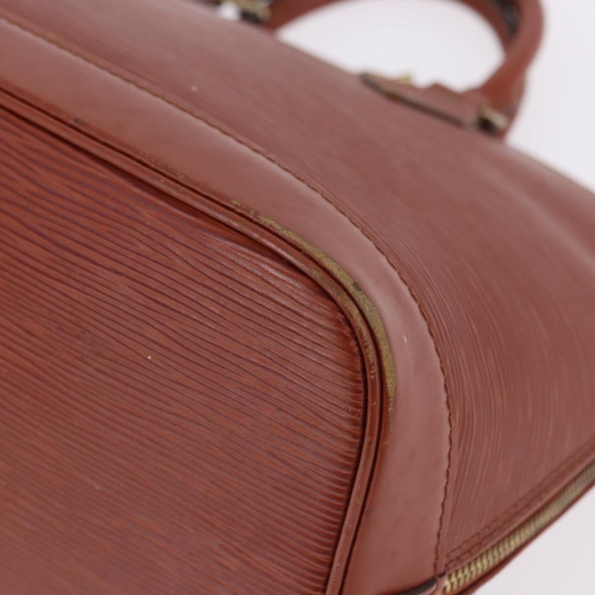 LOUIS VUITTON Epi Alma Hand Bag Kenya Brown M52143 LV Auth BA14085