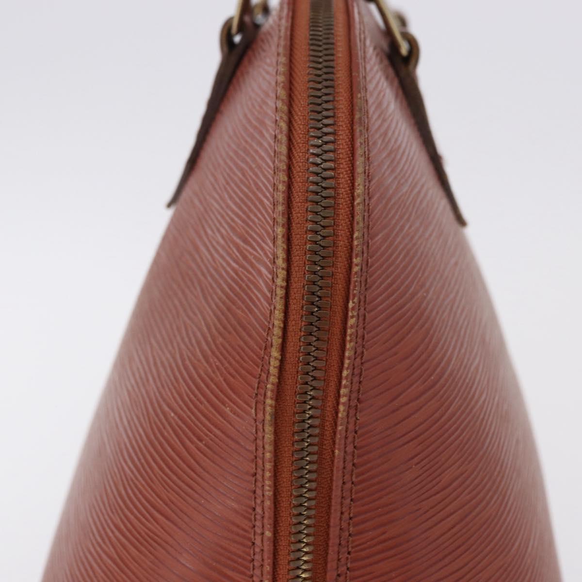 LOUIS VUITTON Epi Alma Hand Bag Kenya Brown M52143 LV Auth BA14085