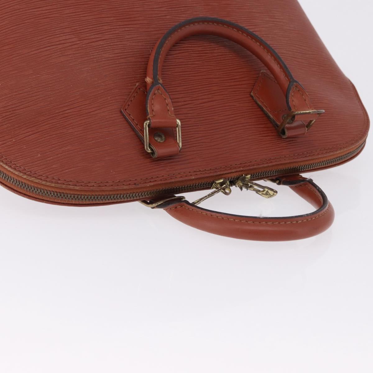 LOUIS VUITTON Epi Alma Hand Bag Kenya Brown M52143 LV Auth BA14085