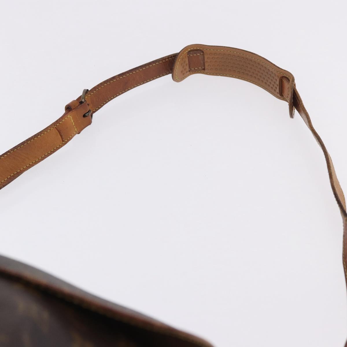 LOUIS VUITTON Monogram Saumur 35 Shoulder Bag M42254 LV Auth BA14087