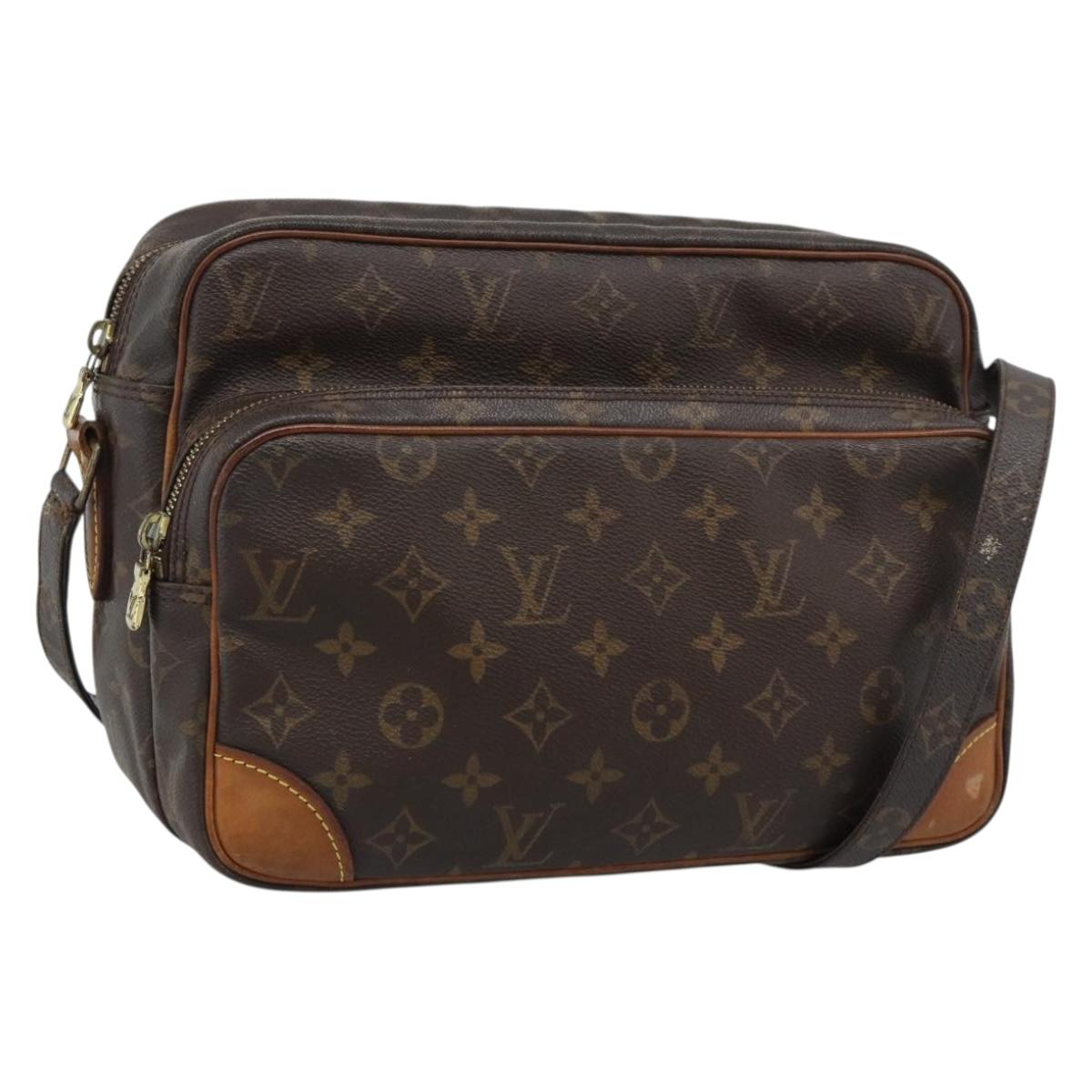 LOUIS VUITTON Monogram Nile Shoulder Bag M45244 LV Auth BA14088