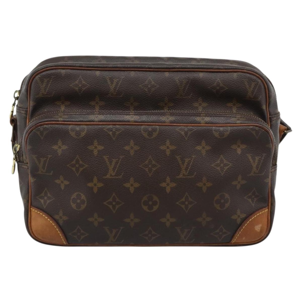 LOUIS VUITTON Monogram Nile Shoulder Bag M45244 LV Auth BA14088