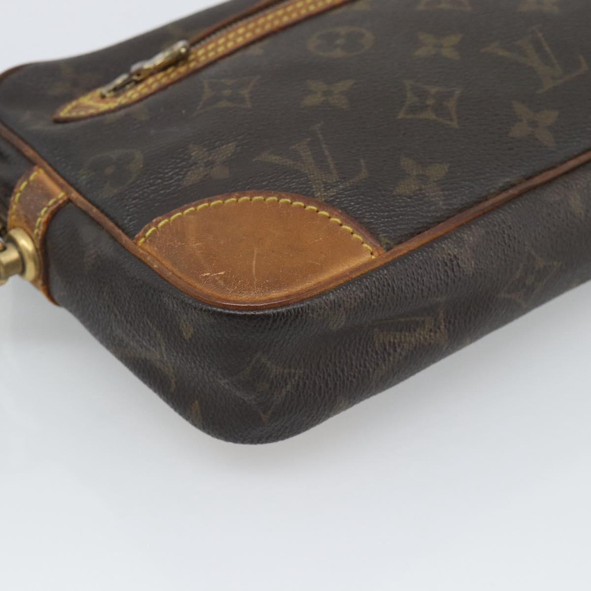 LOUIS VUITTON Monogram Marly Dragonne GM Clutch Bag M51825 LV Auth BA14090