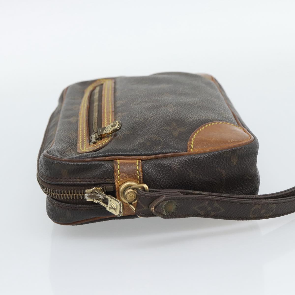 LOUIS VUITTON Monogram Marly Dragonne GM Clutch Bag M51825 LV Auth BA14090
