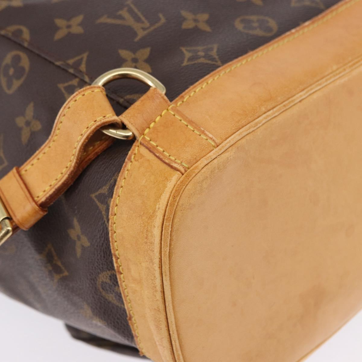 LOUIS VUITTON Monogram Montsouris GM Backpack M51135 LV Auth BA14093