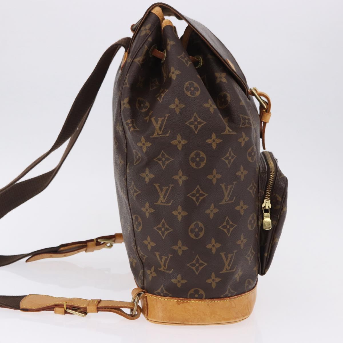 LOUIS VUITTON Monogram Montsouris GM Backpack M51135 LV Auth BA14093