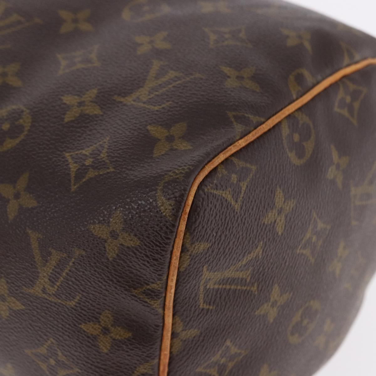 LOUIS VUITTON Monogram Speedy 30 Hand Bag M41526 LV Auth BA14094A