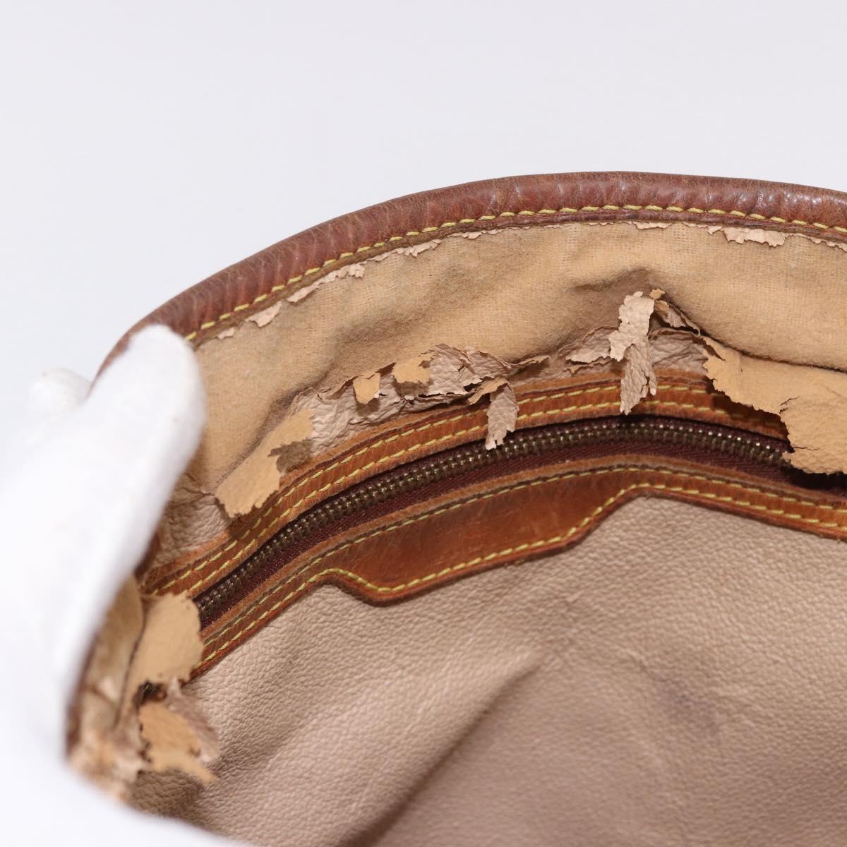 LOUIS VUITTON Monogram Bucket GM Shoulder Bag M42236 LV Auth BA14095