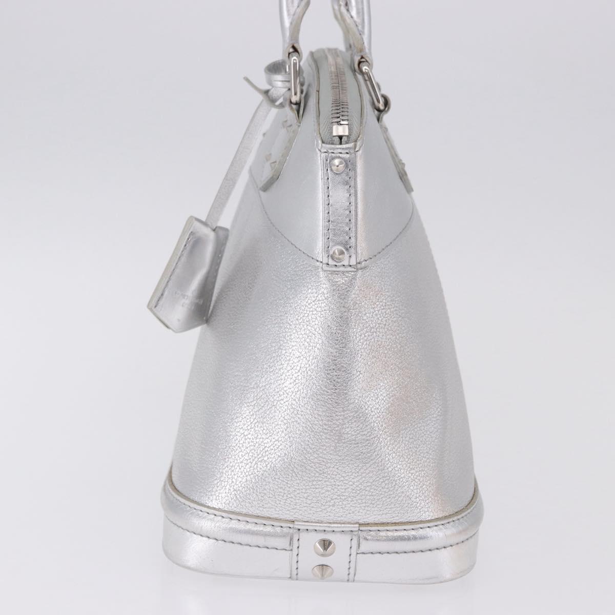 LOUIS VUITTON Suhari Lockit PM Hand Bag Silver M95541 LV Auth BA14097V