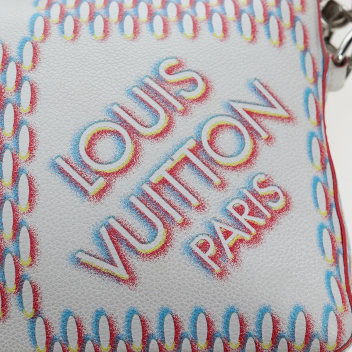 LOUIS VUITTON Damier Giant Spray Trio Messenger Bag White M20665 Auth BA14102V