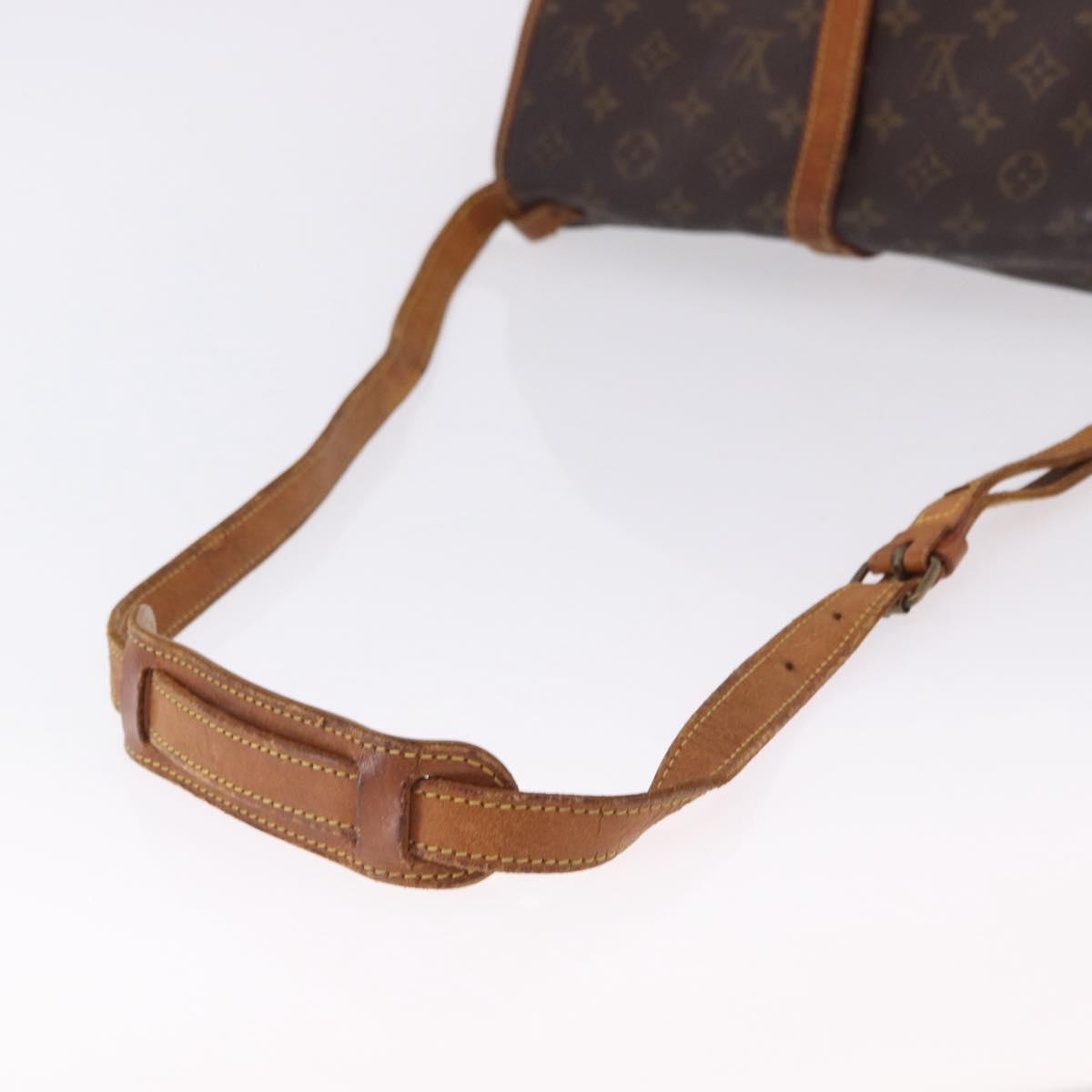 LOUIS VUITTON Monogram Saumur 30 Shoulder Bag M42256 LV Auth BA14106