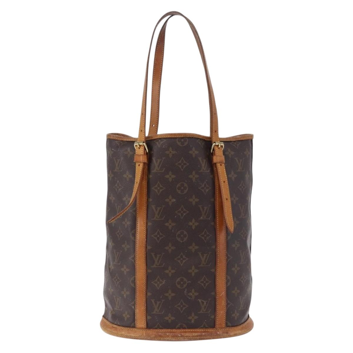LOUIS VUITTON Monogram Bucket GM Shoulder Bag M42236 LV Auth BA14107