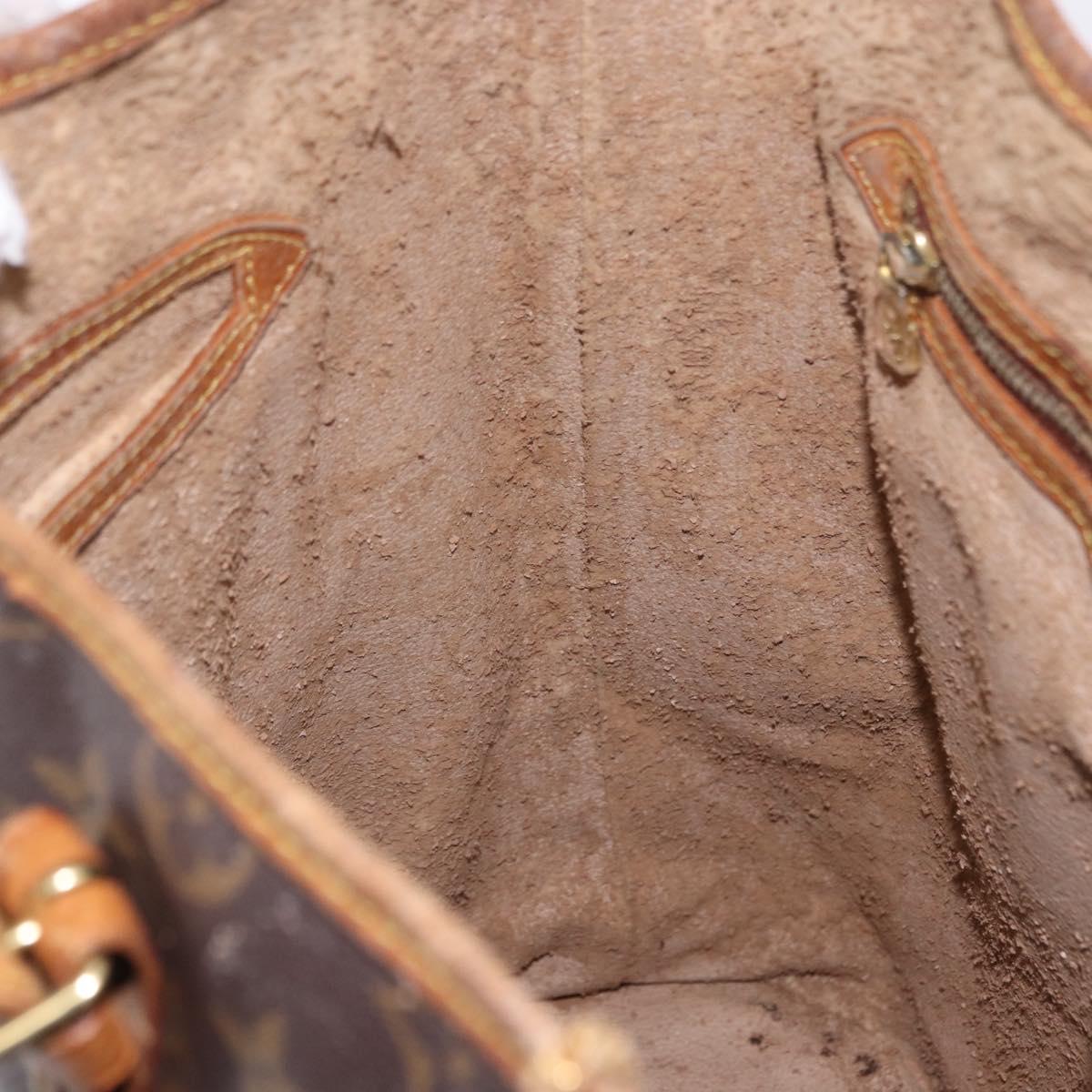 LOUIS VUITTON Monogram Bucket GM Shoulder Bag M42236 LV Auth BA14107