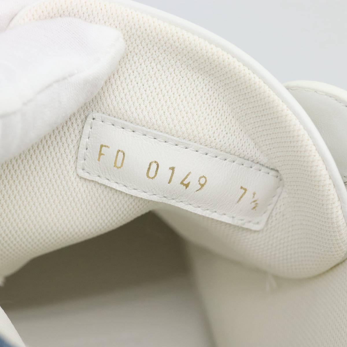 LOUIS VUITTON Monogram Denim Tattoo Line High Top Sneakers Blue LV Auth BA14108M