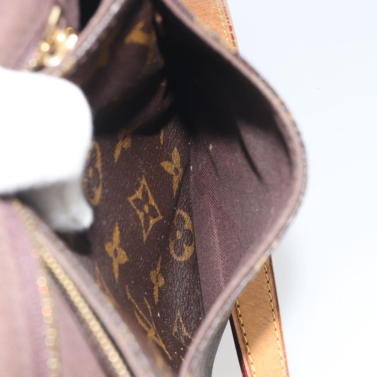 LOUIS VUITTON Monogram Menilmontant PM Shoulder Bag M40474 LV Auth BA14109