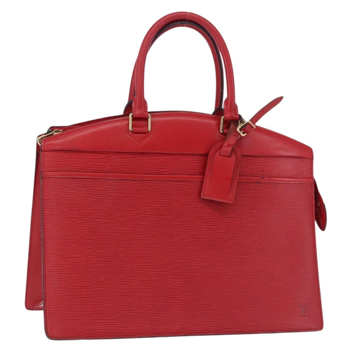 LOUIS VUITTON Epi Riviera Hand Bag Red M48187 LV Auth BA14110