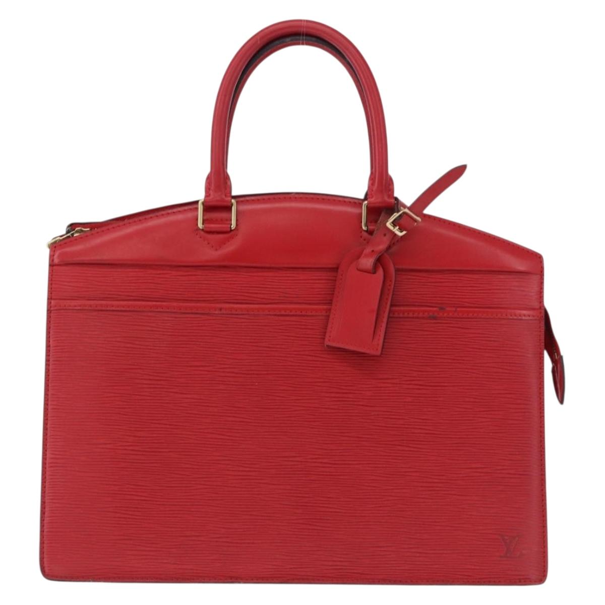 LOUIS VUITTON Epi Riviera Hand Bag Red M48187 LV Auth BA14110