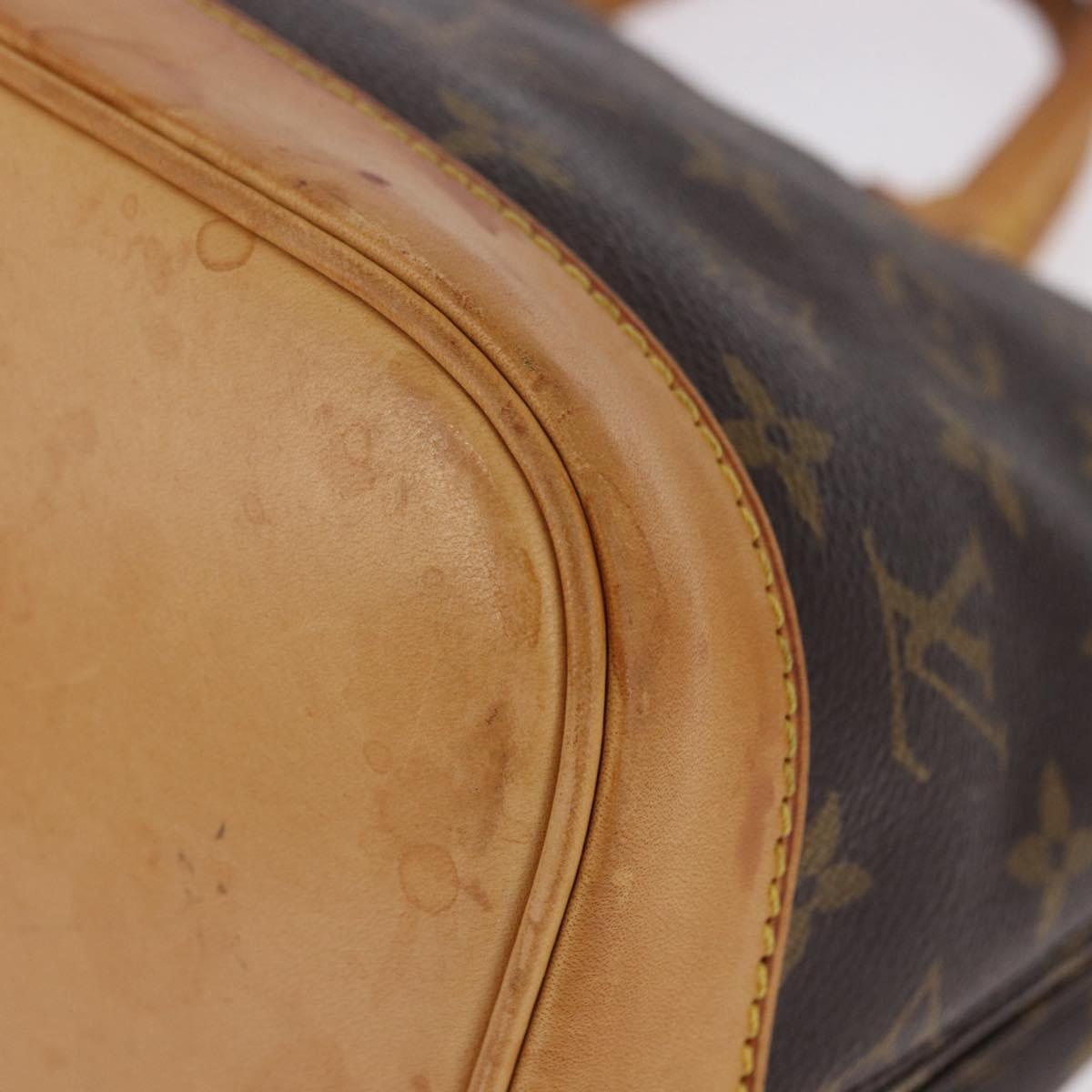 LOUIS VUITTON Monogram Alma Hand Bag M51130 LV Auth BA14112