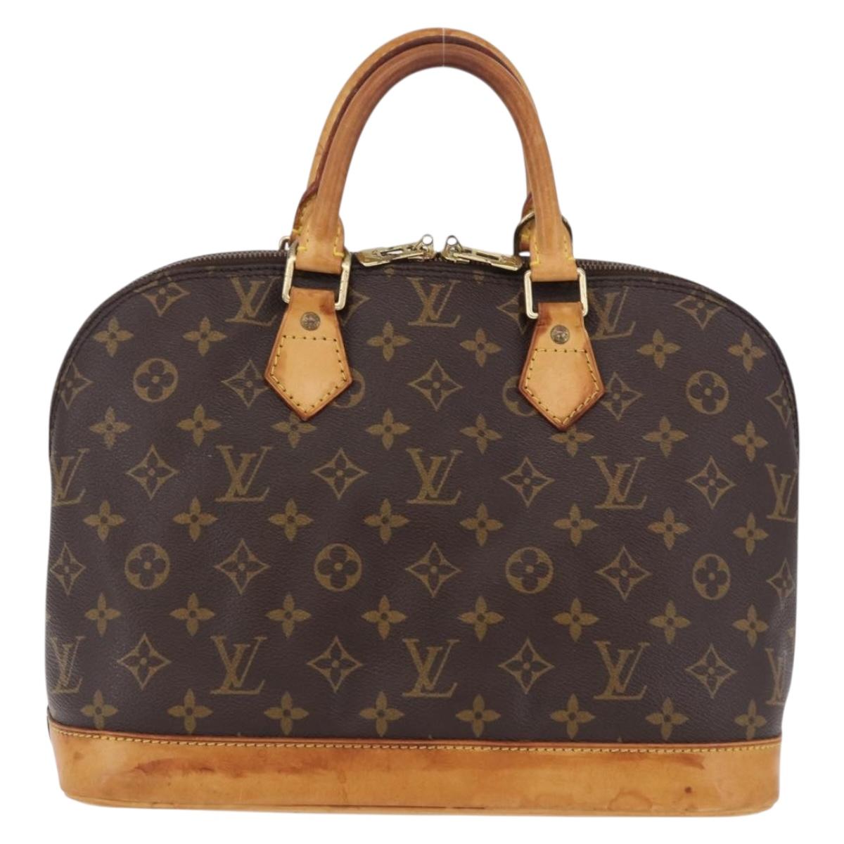 LOUIS VUITTON Monogram Alma Hand Bag M51130 LV Auth BA14112