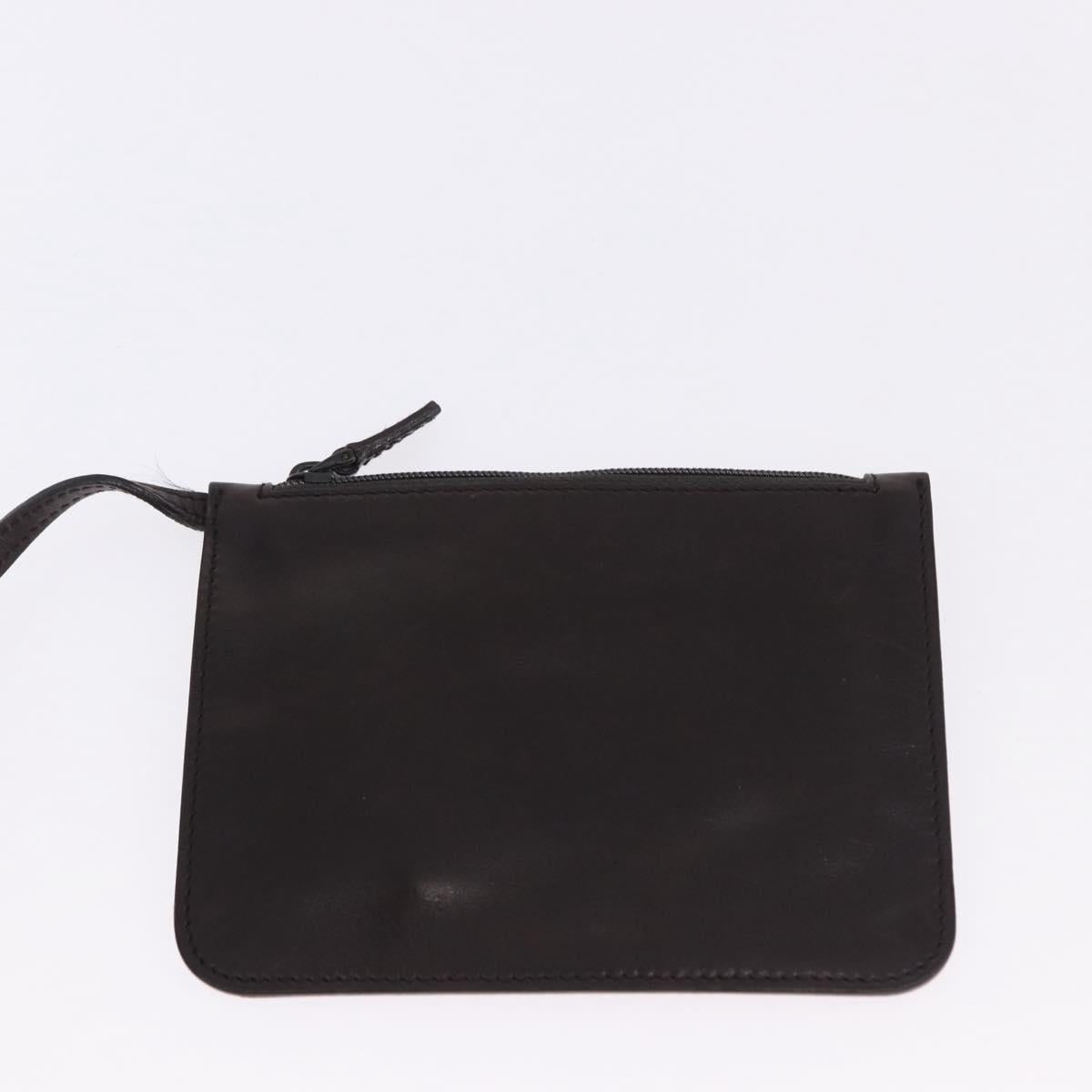 GUCCI GG Canvas Tote Bag Dark Brown Silver 101919 Auth BA14120