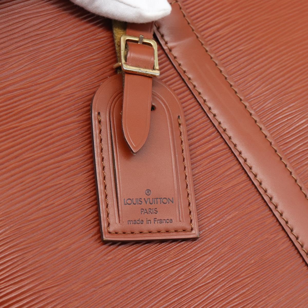 LOUIS VUITTON Epi Porte Documents Voyage Business Bag Brown M54478 Auth BA14123