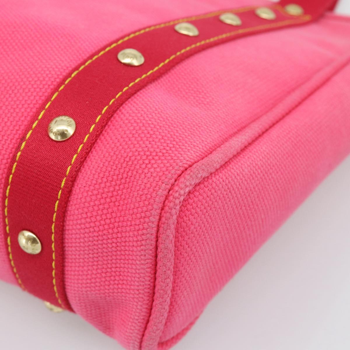 LOUIS VUITTON Antigua Cabas MM Tote Bag Pink M40085 LV Auth BA14125