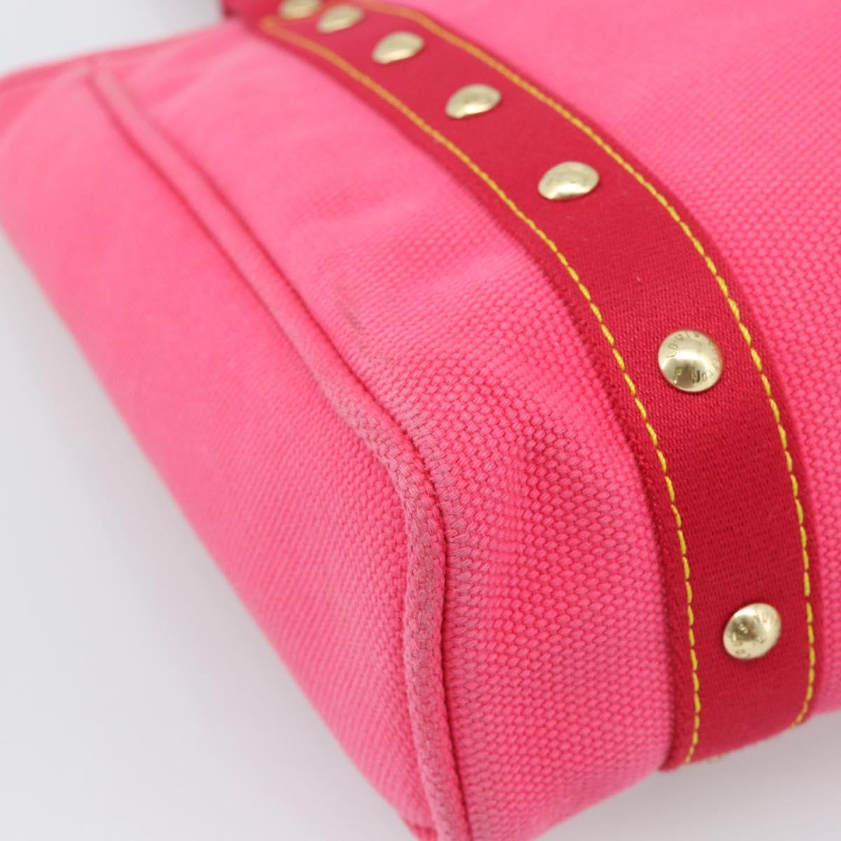 LOUIS VUITTON Antigua Cabas MM Tote Bag Pink M40085 LV Auth BA14125