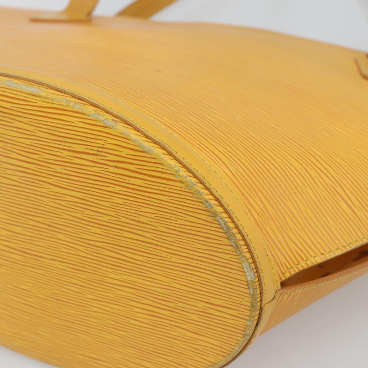 LOUIS VUITTON Epi Saint Jacques Shopping Shoulder Bag Yellow M52269 Auth BA14126