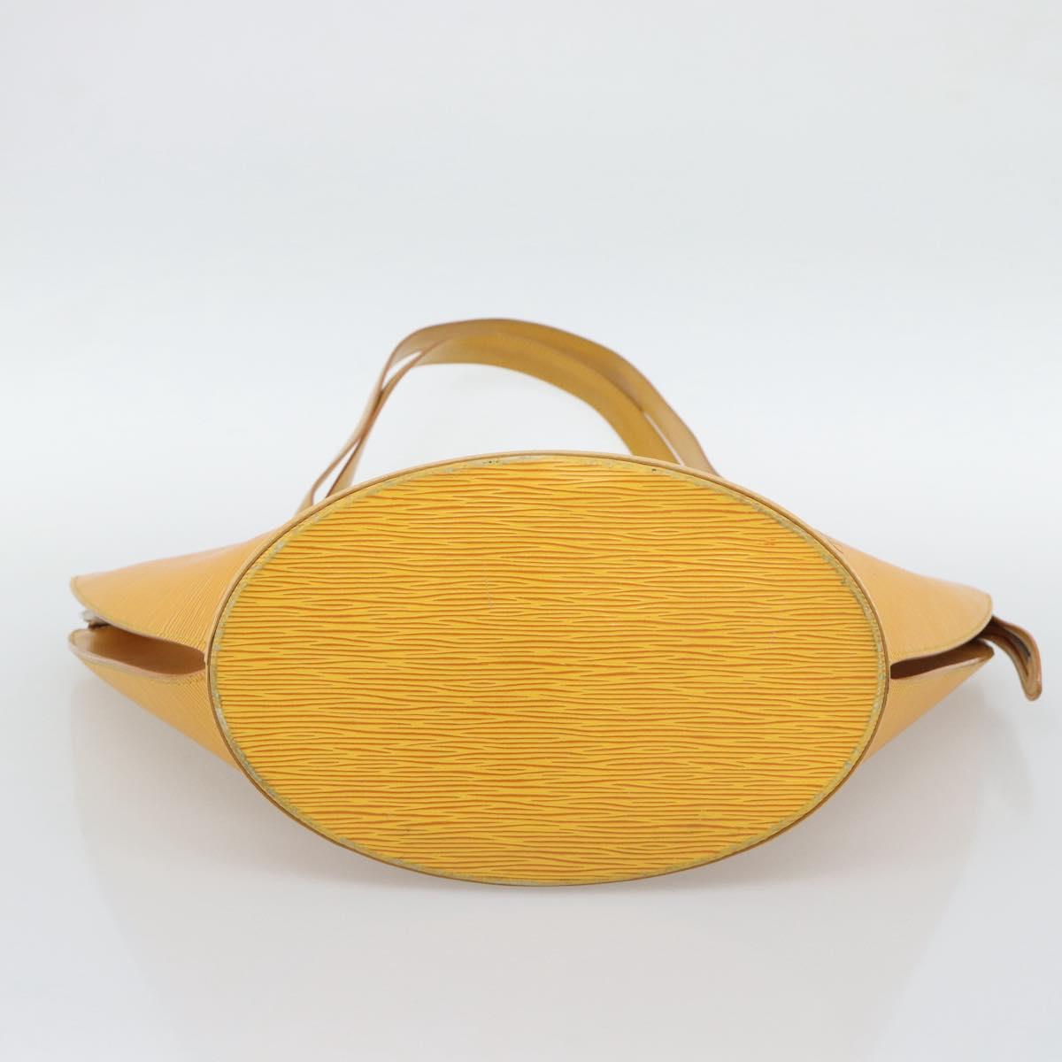 LOUIS VUITTON Epi Saint Jacques Shopping Shoulder Bag Yellow M52269 Auth BA14126