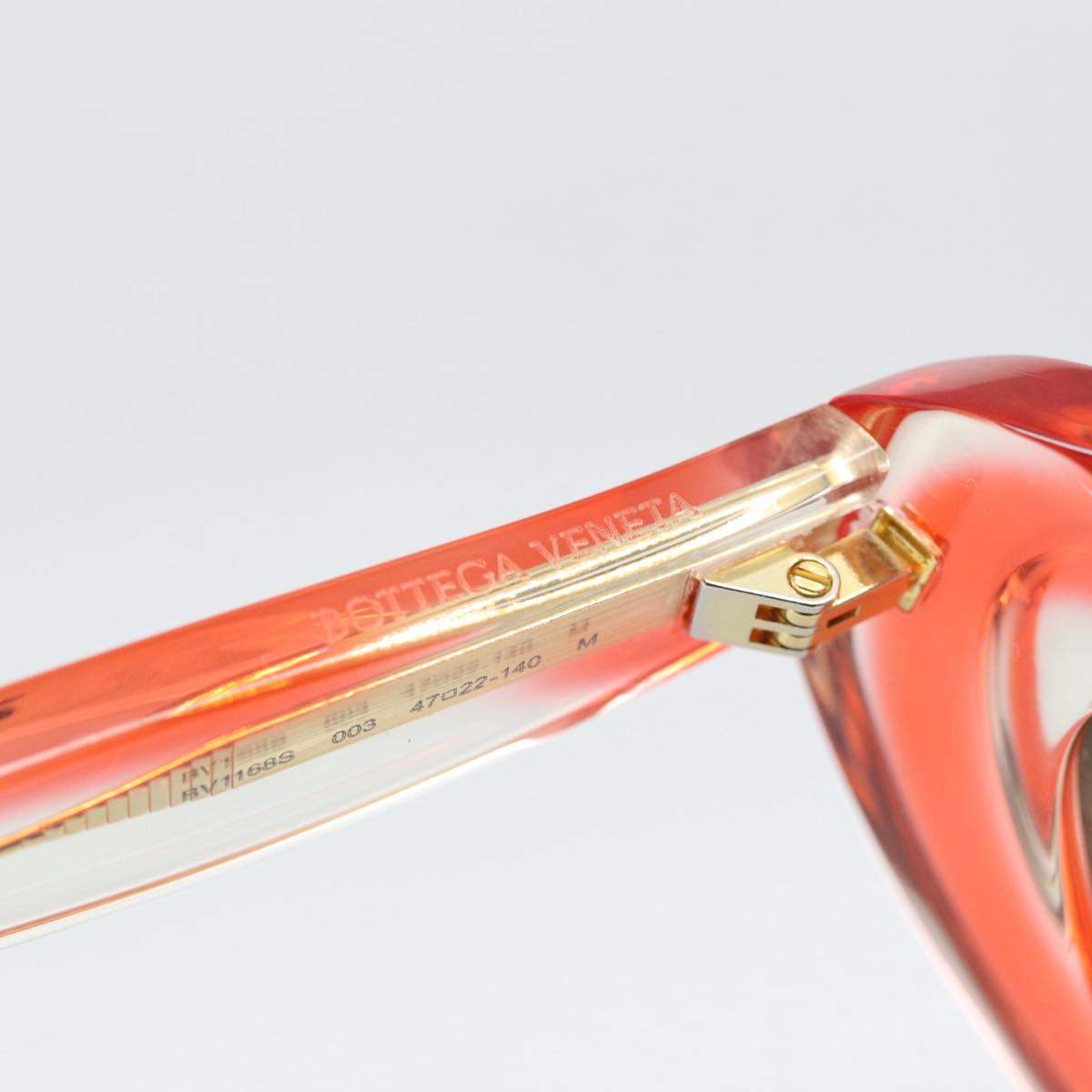 BOTTEGA VENETA Sunglasses Plastic Red Auth BA14132M