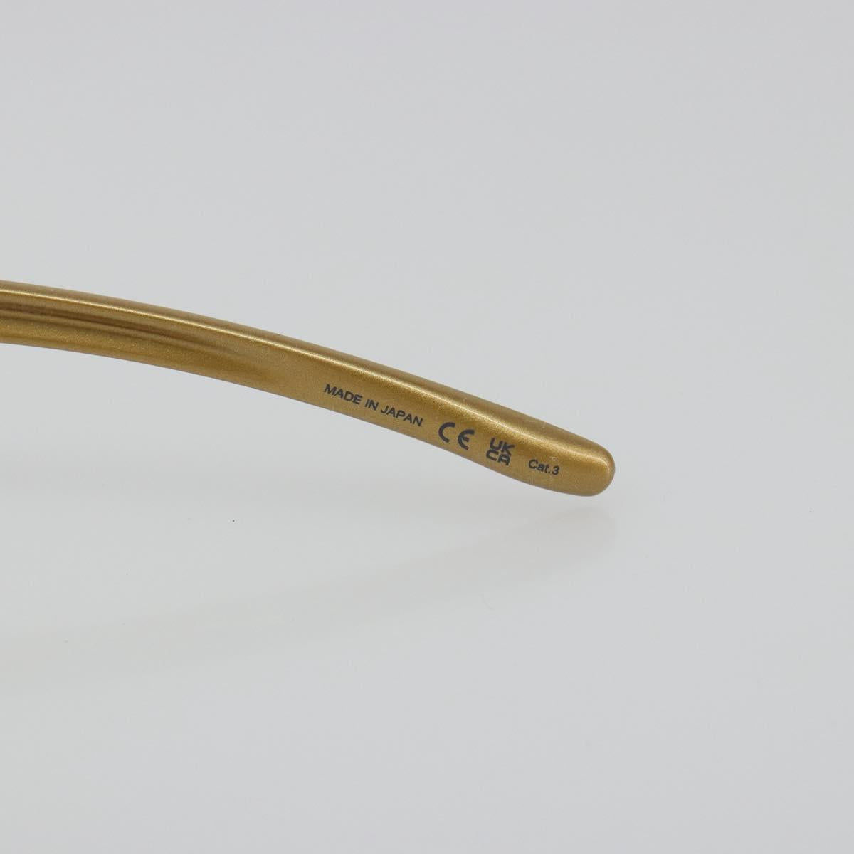 BOTTEGA VENETA Sunglasses Plastic Gold Auth BA14134M