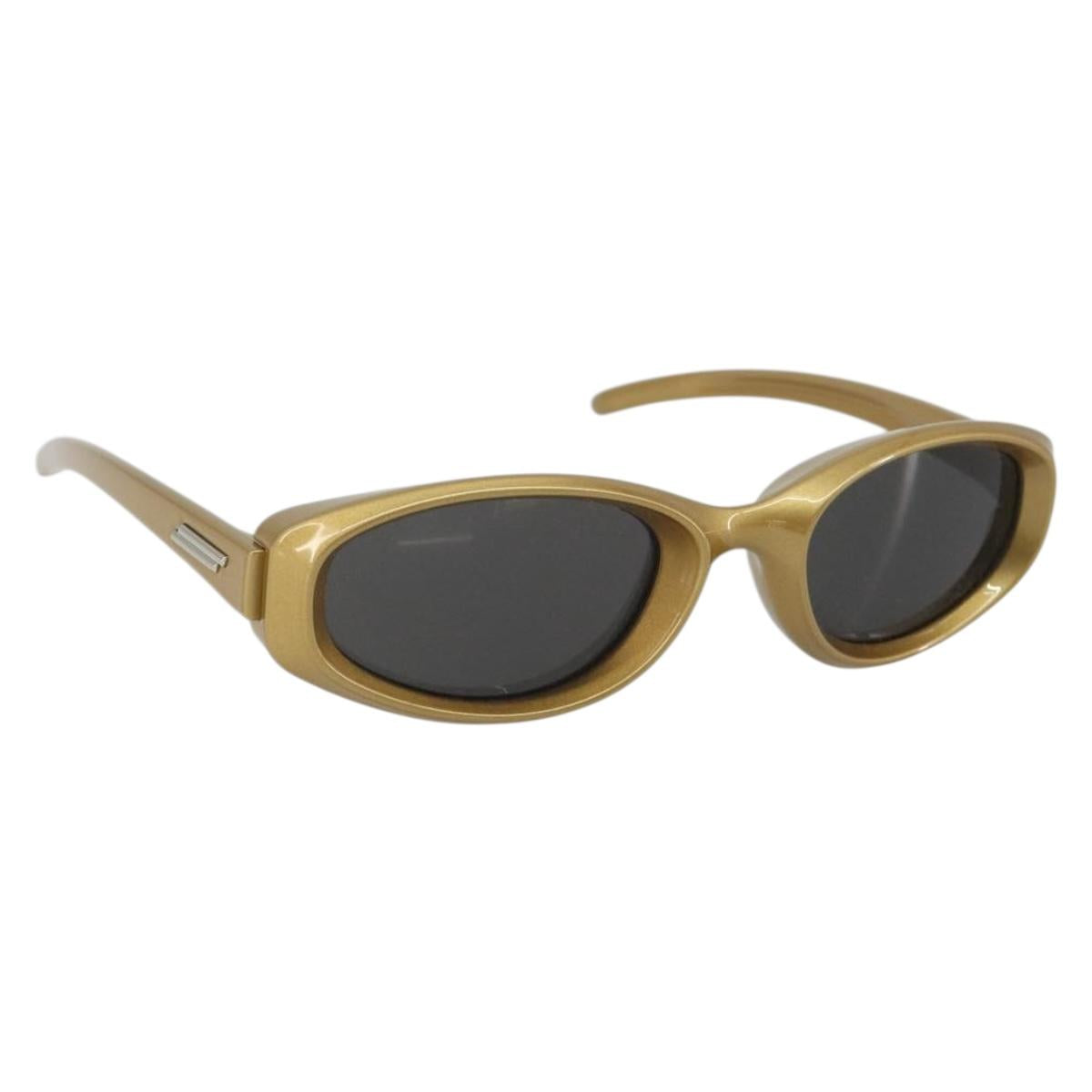 BOTTEGA VENETA Sunglasses Plastic Gold Auth BA14134M