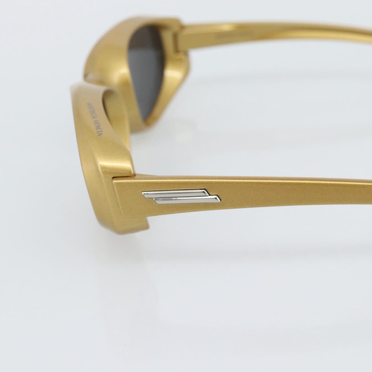 BOTTEGA VENETA Sunglasses Plastic Gold Auth BA14135M
