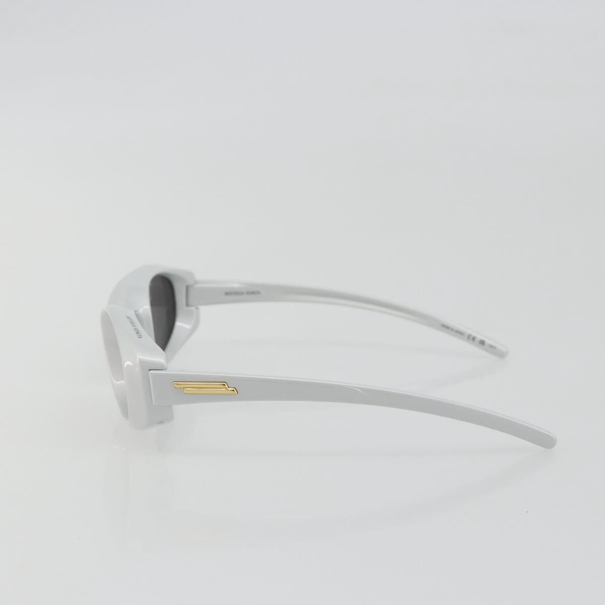 BOTTEGA VENETA Sunglasses Plastic Silver Auth BA14136