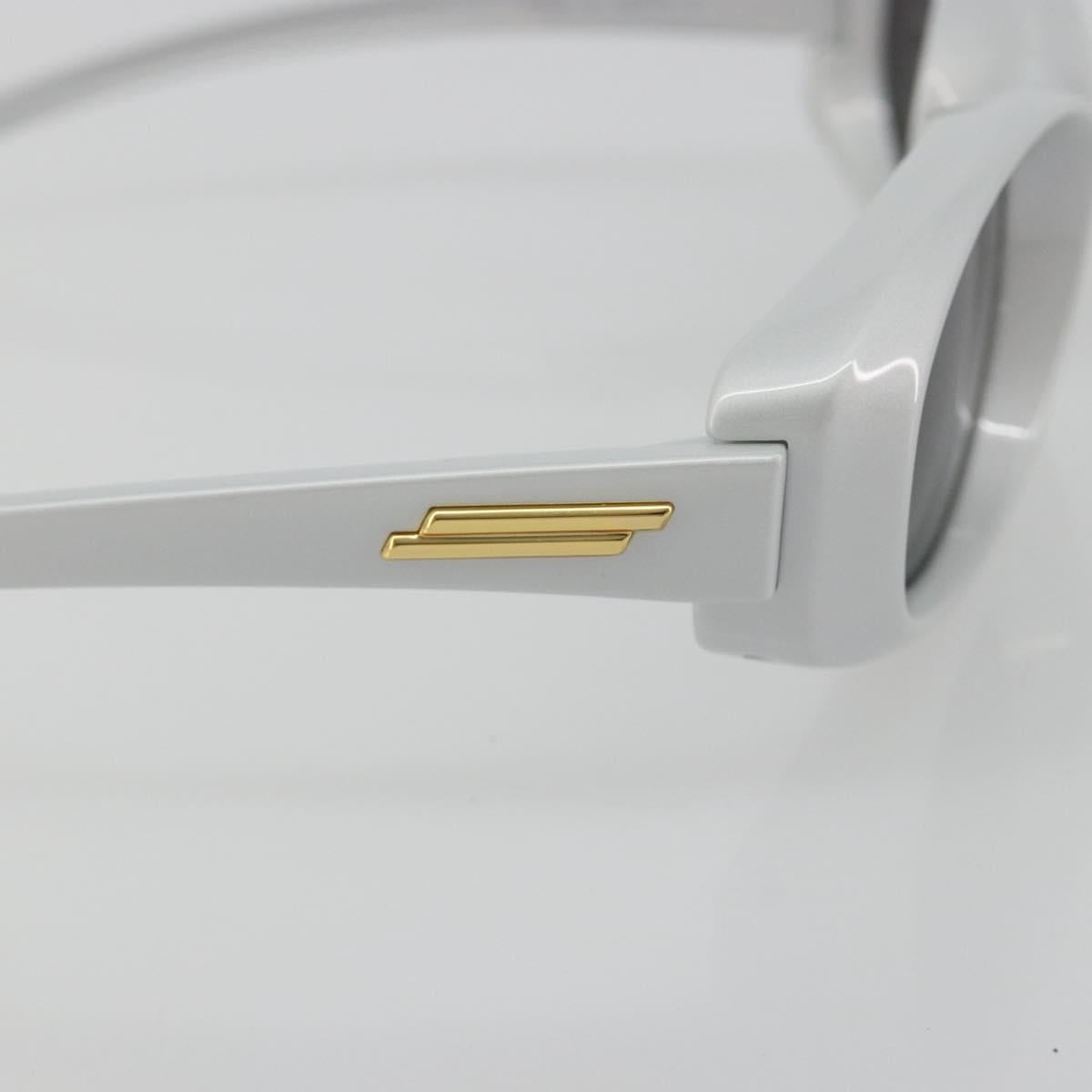 BOTTEGA VENETA Sunglasses Plastic Silver Auth BA14136