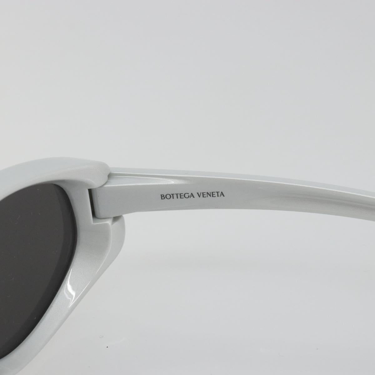 BOTTEGA VENETA Sunglasses Plastic Silver Auth BA14136