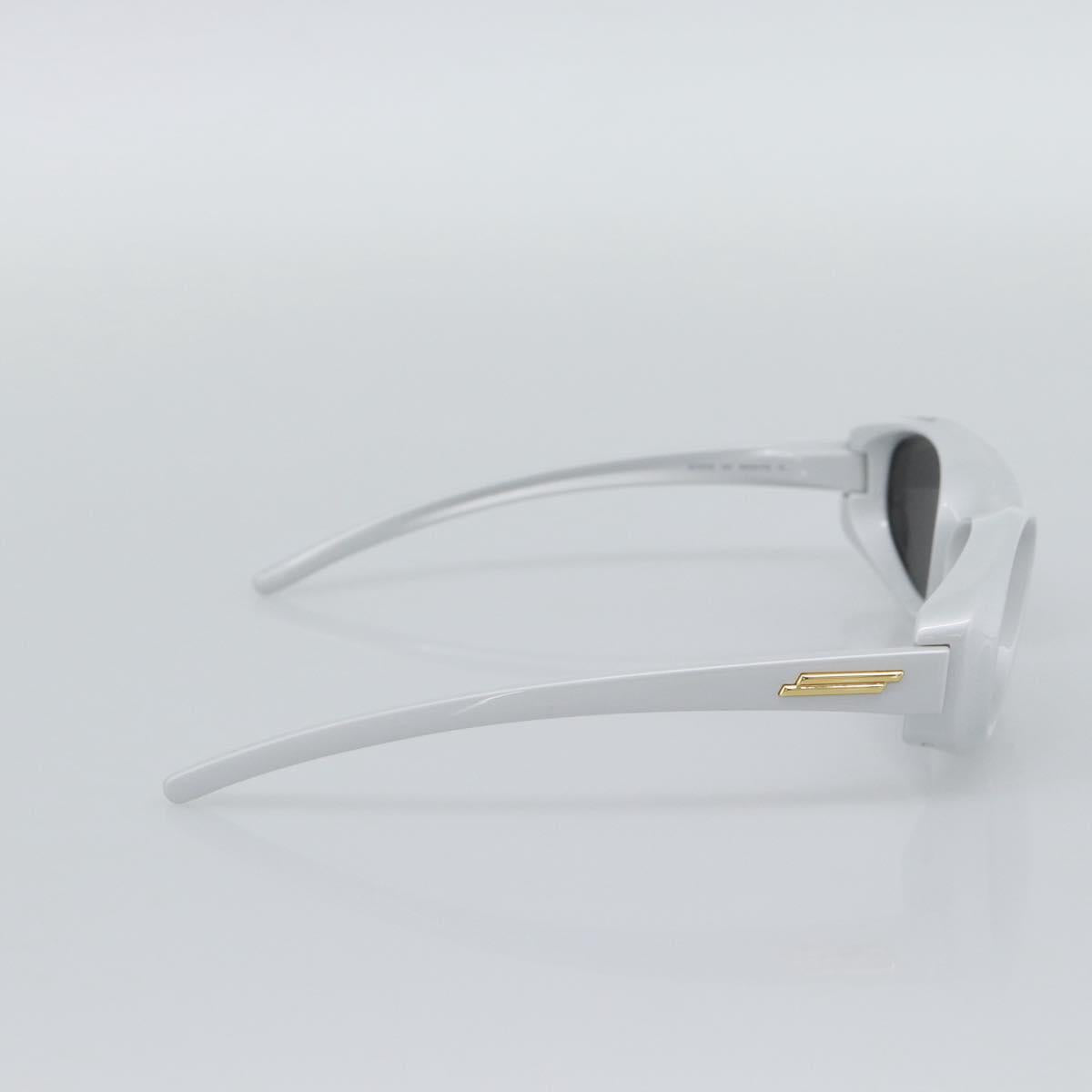 BOTTEGAVENETA Sunglasses Plastic Silver Auth BA14137M