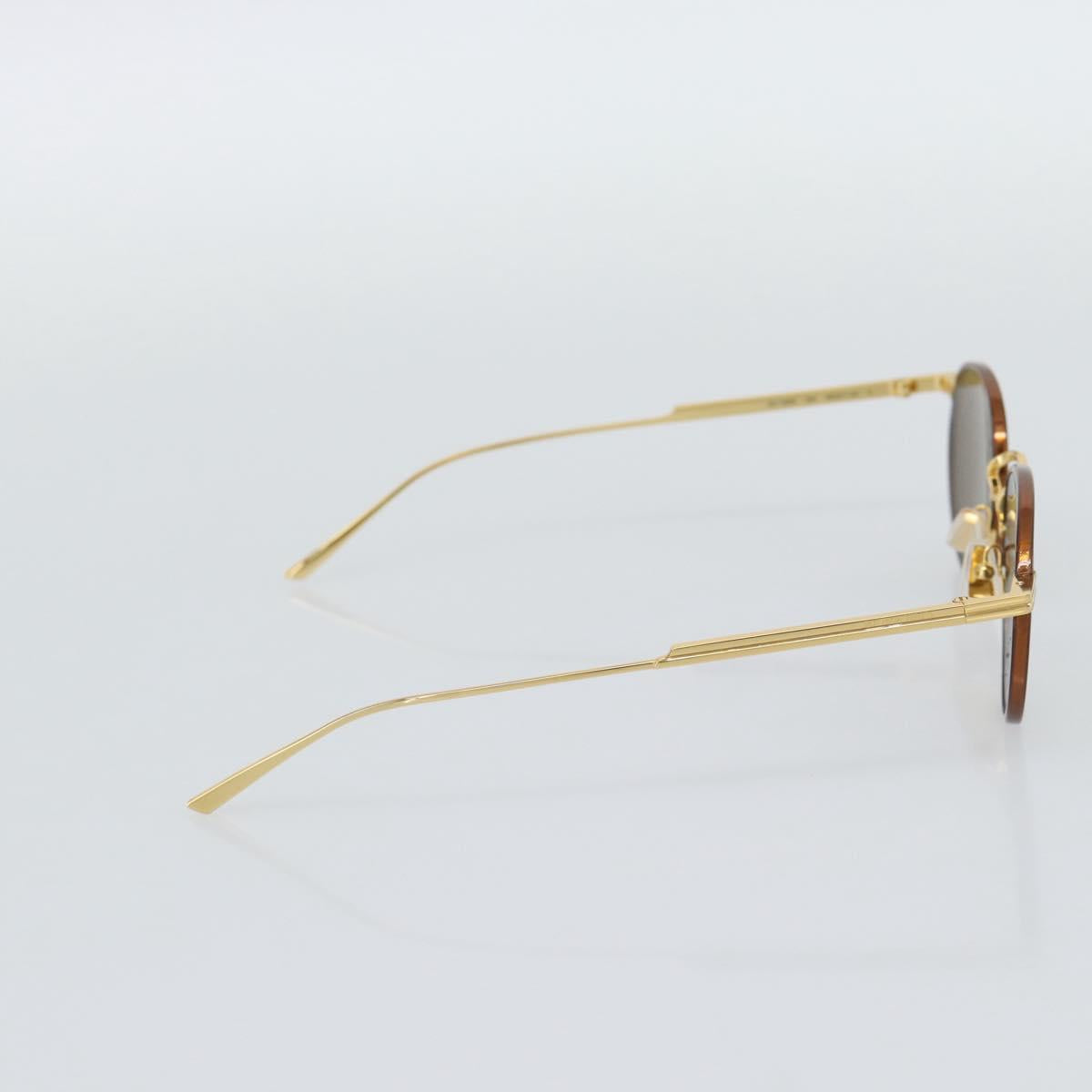 BOTTEGAVENETA Sunglasses Metal Gold Tone Auth BA14138M