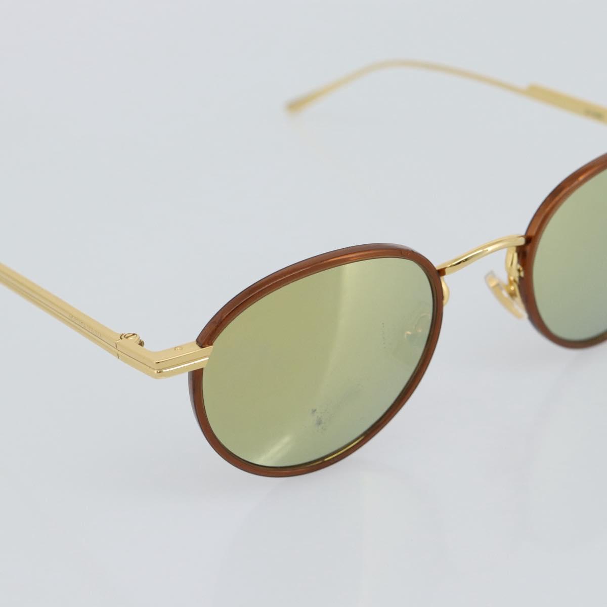 BOTTEGAVENETA Sunglasses Metal Gold Tone Auth BA14138M