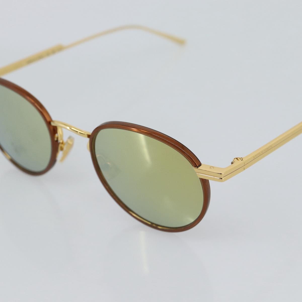 BOTTEGAVENETA Sunglasses Metal Gold Tone Auth BA14138M