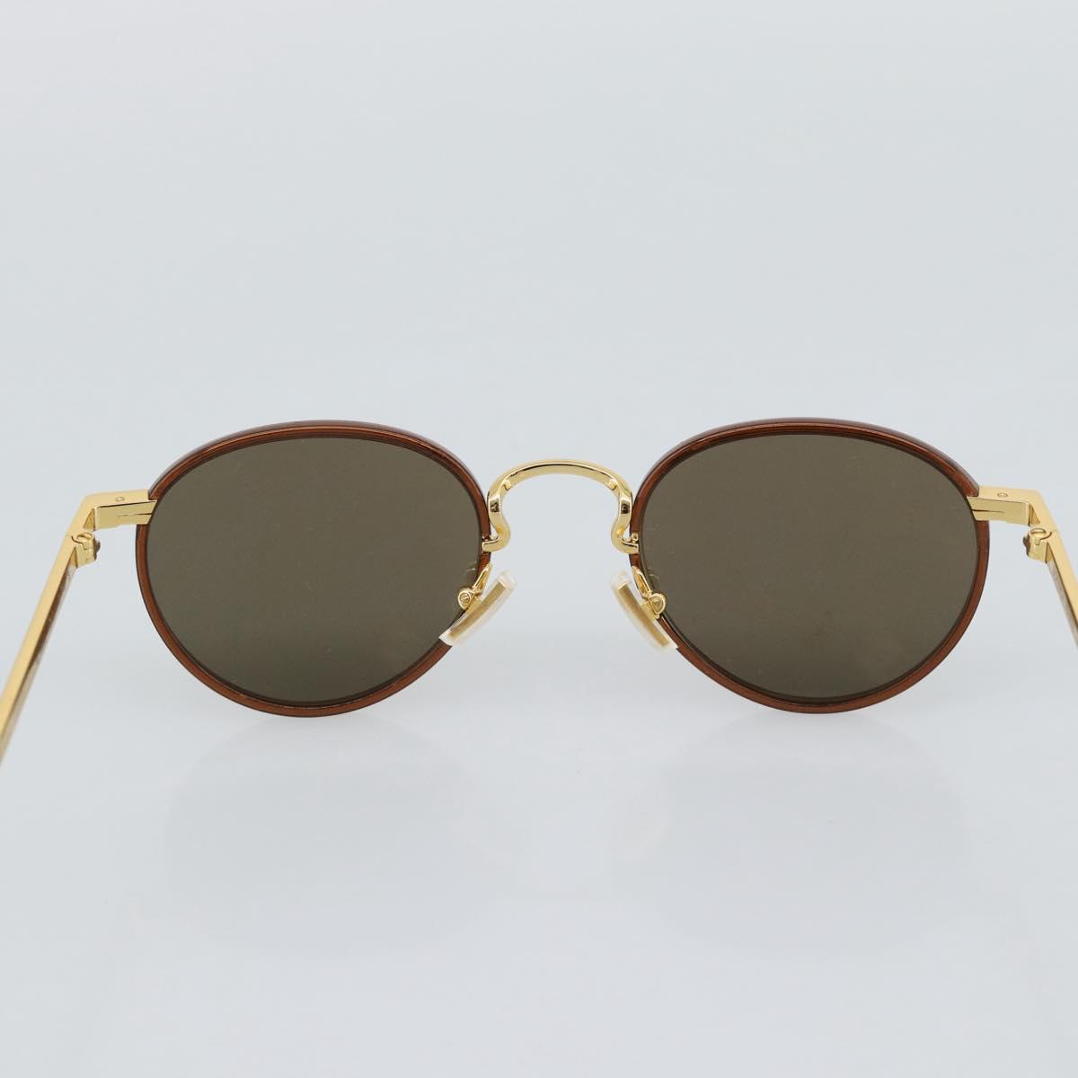 BOTTEGAVENETA Sunglasses Metal Gold Tone Auth BA14138M