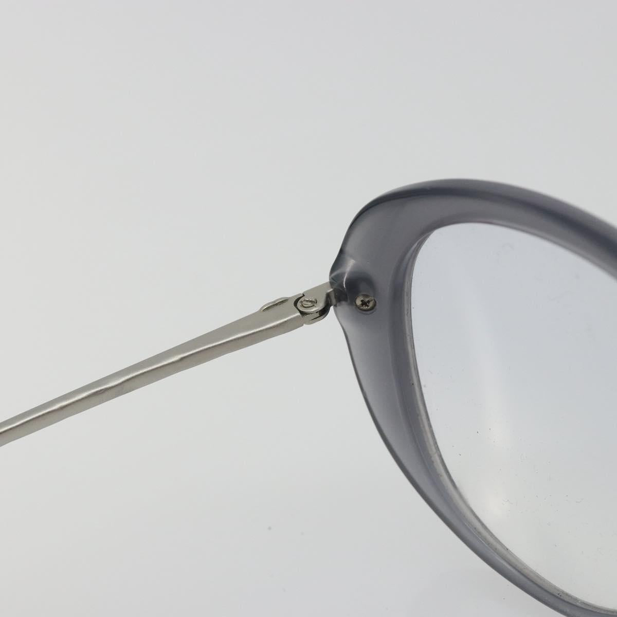CHANEL Sunglasses Plastic Purple Silver CC Auth BA14139