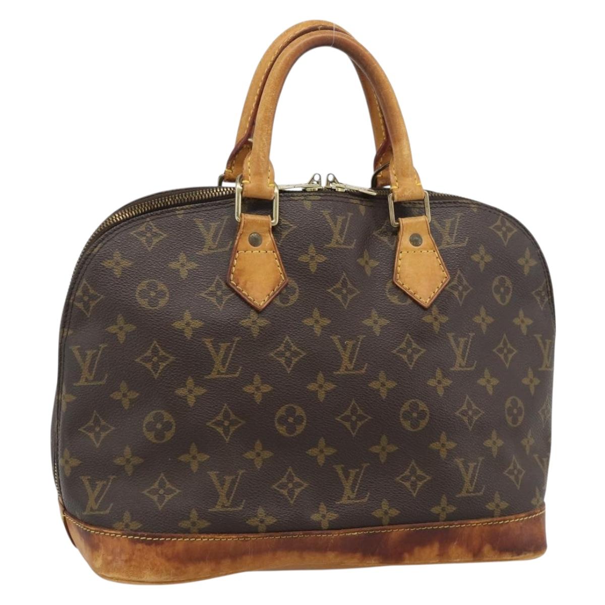LOUIS VUITTON Monogram Alma PM Hand Bag M53151 LV Auth BA14144