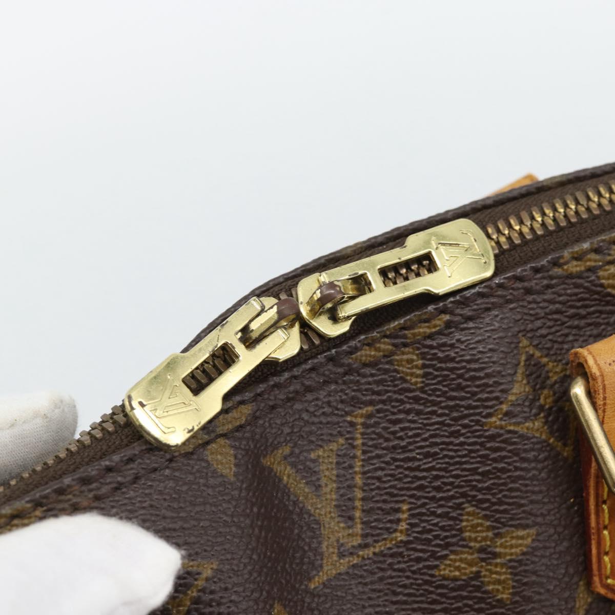 LOUIS VUITTON Monogram Alma PM Hand Bag M53151 LV Auth BA14144