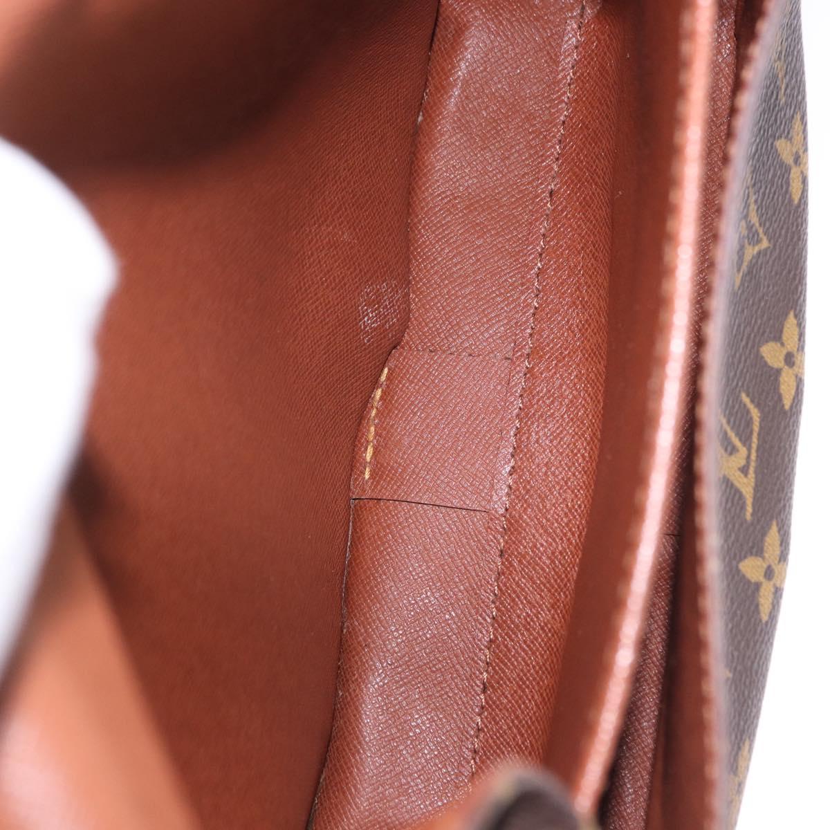 LOUIS VUITTON Monogram Cartouchiere MM Shoulder Bag M51253 LV Auth BA14145A