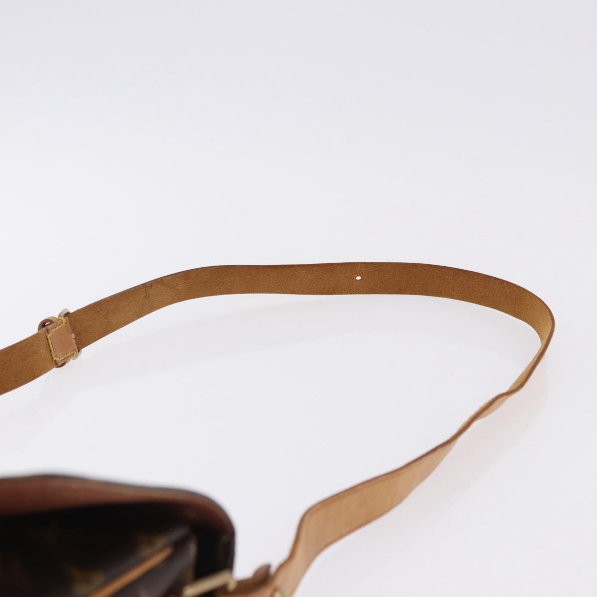 LOUIS VUITTON Monogram Cartouchiere MM Shoulder Bag M51253 LV Auth BA14145A